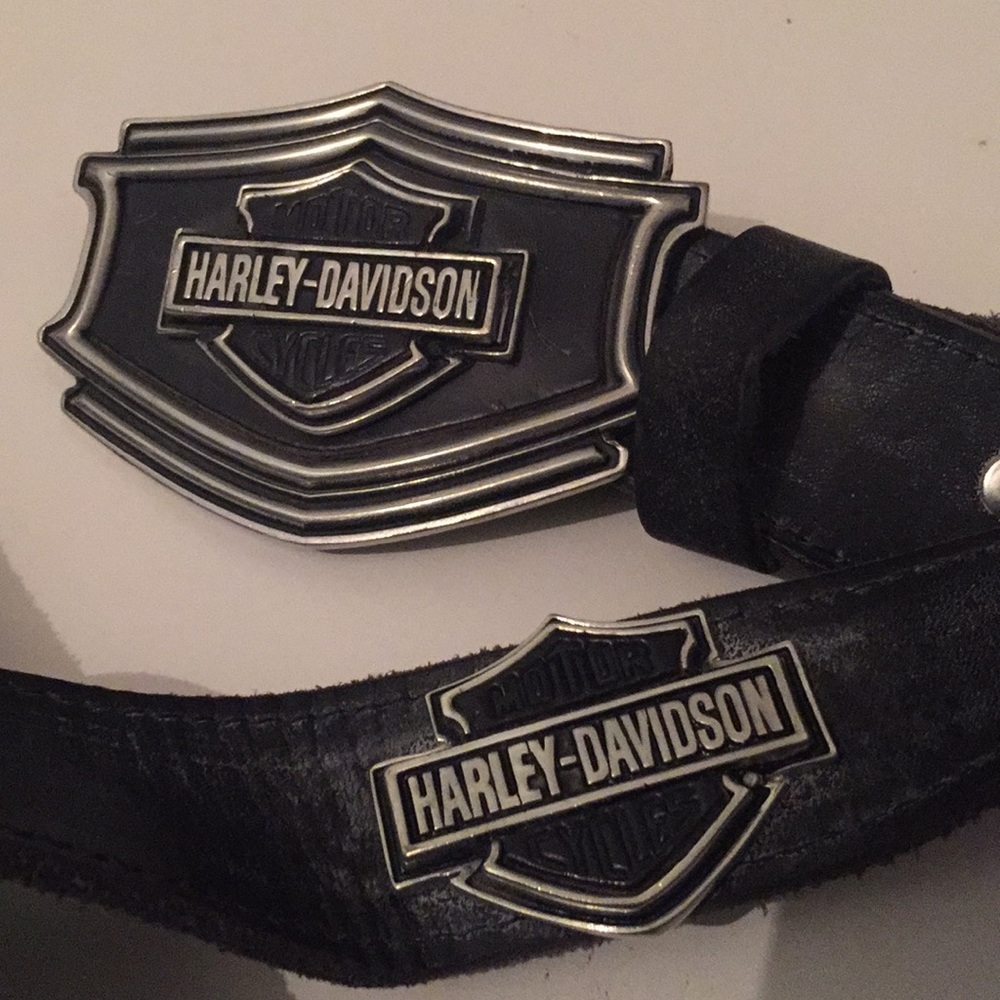 Leather belt, Harley Davidson